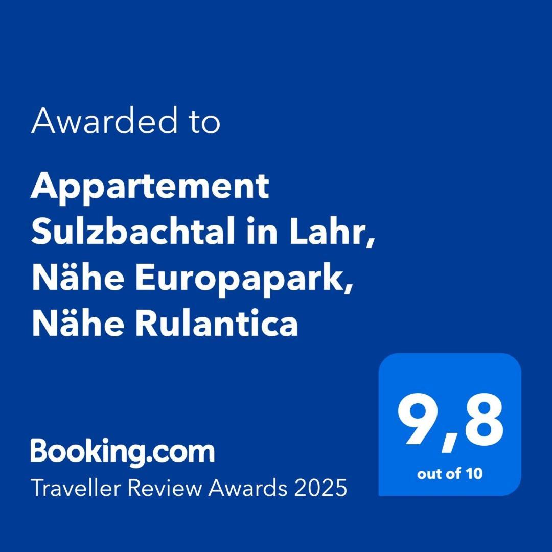 Appartement Sulzbachtal In Lahr, Naehe Europapark, Naehe Rulantica 라어 외부 사진
